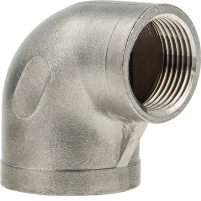 Produktbild von tecuro Winkel 90° reduziert, Edelstahl V4A (AISI 316), IG x IG 3/4 x 1/2 Zoll