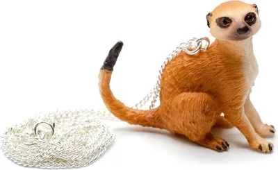 Produktbild von Erdmännchen Kette Halskette Miniblings 80cm Präriehund Zoo Afrika sitzend