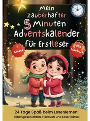 Obrázek produktu pro Můj kouzelný 5minutový adventní kalendář pro začínající čtenáře