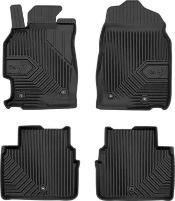 Produktbild von Fußmatten Gummimatten No.77 für Mazda 6 II 2007-2012 TPE Gummi Schwarz 4 tlg