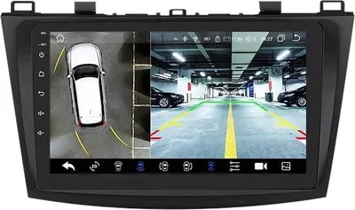 Image de Autoradio avec Bluetooth et caméra – CarPlay – Pour Mazda 3 (2010-2013) – Compatible avec Apple et Android – Système stéréo – Navigation – Système de navigation