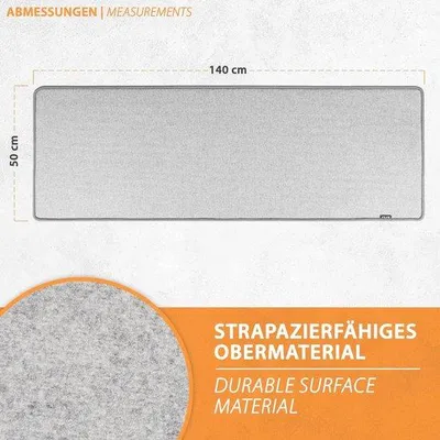 Zdjęcie produktu dla Duże ogrzewanie Mat 50 x 140 cm - Podłogowy elektryczny do komfortowego ogrzewania