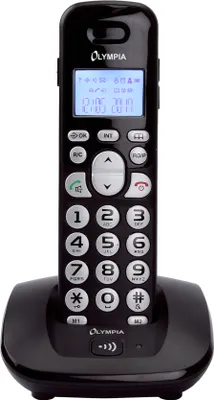 Produktbild von Olympia 5000 Strahlungsarmes Schnurlostelefon, Rufnummernanzeige, Freisprechfunktion, DECT