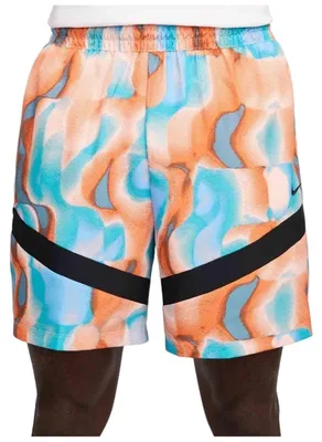 Obrázek produktu pro Šortky Nike Icon Dri-FIT 15 cm, basketbalové, barva "Washed Coral-University Blue", pánské