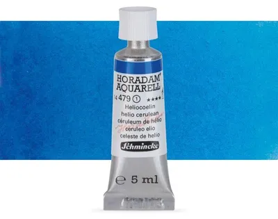 Produktbild von Schmincke HORADAM Aquarellfarbe 5 ml Tube - 479 Helio cerulean