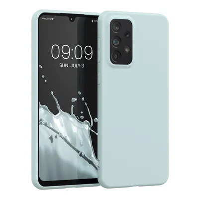 Produktbild von kwmobile Hülle kompatibel mit Samsung Galaxy A33 5G Hülle - weiches TPU Silikon Case - Cover geeignet für kabelloses Laden - Cool Mint