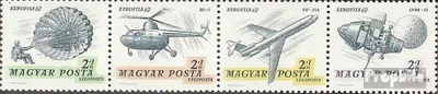 Produktbild von Briefmarken Ungarn 1967 Mi 2351I A-2354I A Viererstreifen (kompl.Ausg.) postfrisch Luftpostmarken-Ausstellung
