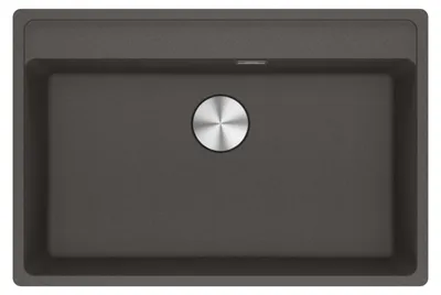 Produktbild von Franke Maris MRG 610-72 A Einbauspüle Schiefergrau Fragranite für Unterschränke ab 80 cm, Druckknopf - inkl.