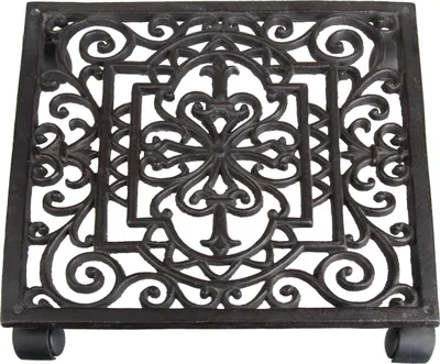 Produktbild von Esschert Design Antik-Pflanzentrolley quadratisch; TG22
