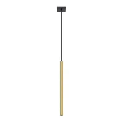 Image de Lampe suspendue PASTELO 1 or poli 1xG9 8W acier 100x8x8cm Sollux Lighting