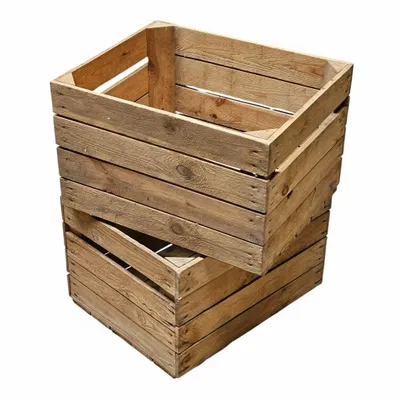Produktbild von Teramico Obstkisten Holzkisten 50x40x30 cm Weinkisten Deko & Regal Set