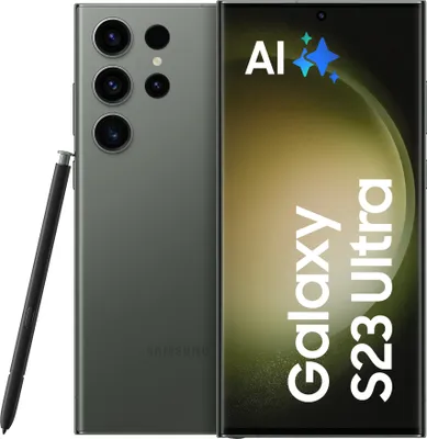 Produktbild von Samsung Galaxy S23 Ultra SM-S918B, 17,3 cm (6.8"), 8 GB, 256 GB, 200 MP, Android 13, Grün