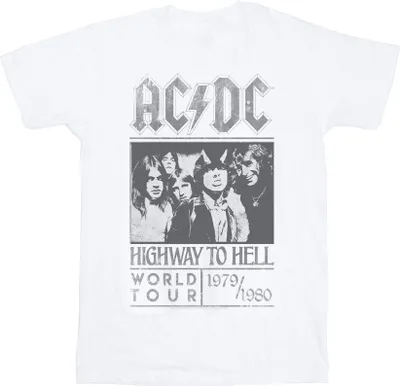 Produktbild von AC/DC - "Highway To Hell Tour" T-Shirt für Herren/Damen Uni GD1696 (L) (Weiß)