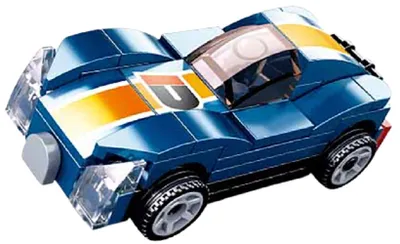 Produktbild von Sluban Rennwagen "Blue Monster" (52Teile) Bausteine