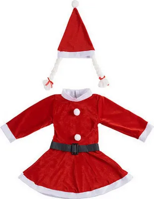 Immagine prodotto di Travestimento per bambini Babbo Natale 9-13 anni rosso bianco