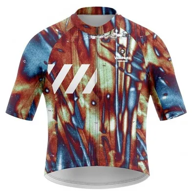 Produktbild von VeloNuts Damen Radtrikot, Ink Burst, Rust Vein, XL