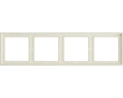 Produktbild von Jung LS 984 WW Abdeckrahmen 4-fach alpinweiß LS990