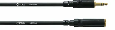 Obrázok produktu pre Cordial CFS 5 WY, 3.5mm, Samec, 3.5mm, Samica, 5 m, Čierna