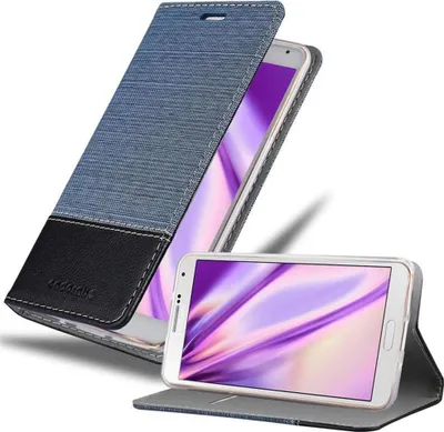 Obrázek produktu pro Cadorabo pouzdro pro Samsung Galaxy NOTE 3 Protective Cover in Blue Pouzdro na mobilní telefon Book Case Cover