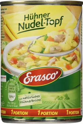 Produktbild von Erasco Hühner Nudel-Topf , 3er Pack (3 x 400 g Dose)