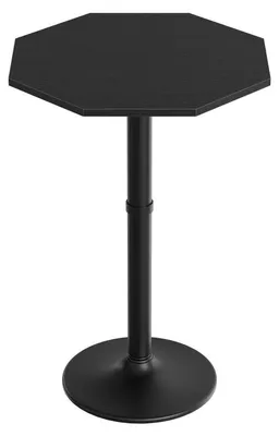 Produktbild von Bartisch achteckig 89 cm Schwarz