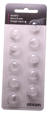 Produktbild von Bernafon/ Oticon MiniFit Single Vent Bass 8mm