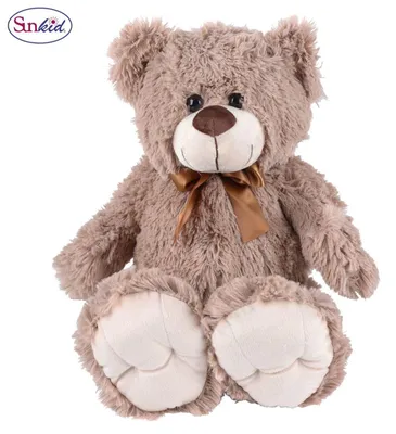 Produktbild von Großer Plüsch-Teddybär 54 cm cremefarben - kuschelweiches Stofftier aus 100% Polyester - flauschiger Teddy zum Liebhaben, Knuddeln & Spielen - waschbar bis 30°C - Geschenk für Kinder, Farbe:taupe