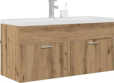 Obrázek produktu pro Koupelnová skříň Nástěnný Artisanový dub 100 x 38,5 x 46 cm