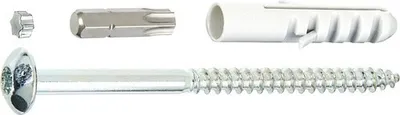Produktbild von Sicherheitsschraube 7x105 mm für Fenstergitter 4 Stück