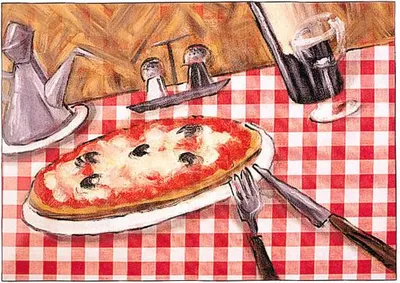 Obrázok produktu pre Papierové podložky "Pizza" 31 x 43 cm 500 kusov.