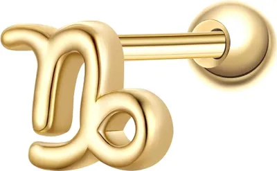 Produktbild von Piercing Sterling Silber gelbgold
