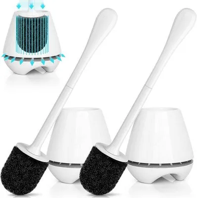 Produktbild von Famanu Toilettenbürsten-Set 2-teilig mit geventilierter Halterung