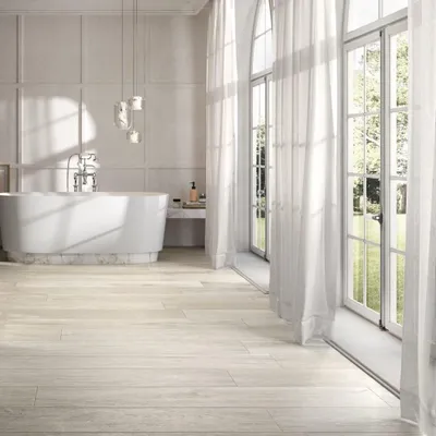 Immagine prodotto di CASA39 Gres porcellanato effetto legno Bianco 20x120 cm La Fabbrica Ava Il Cerreto