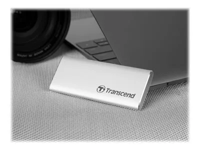 Zdjęcie produktu dla Transcend ESD240C, 120 GB, M.2, USB Type-C, 3.2 Gen 2 (3.1 Gen 2), 520 MB/s, Srebrny
