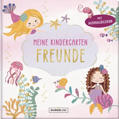 Produktbild von Kindergarten Freundebuch Meerjungfrau