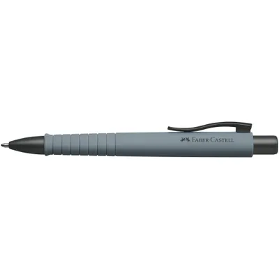 Produktbild von FABER-CASTELL Druckkugelschreiber POLY BALL XB stone grey