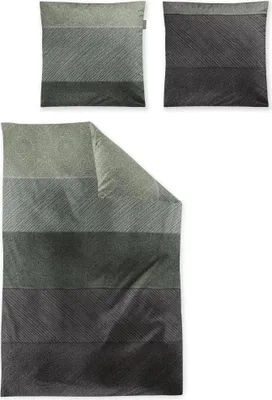 Produktbild von Irisette Edel-Feinbiber Bettwäsche-Garnitur Koala 8430  Farbe grün  140x200+70x90cm
