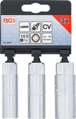 Zdjęcie produktu dla BGS technic Spark Plug Socket Set 12-Point, 280 g
