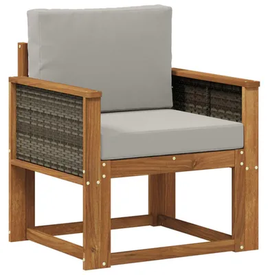 Produktbild von vidaXL Outdoor Mittelsofa Massivholz Akazie Natur