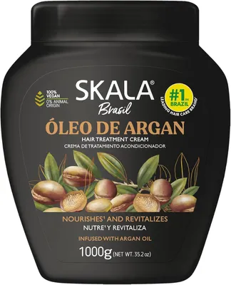 Immagine prodotto di Olio di argan, confezione da 1 kg, per la cura dei capelli