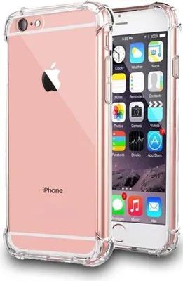 Produktbild von Handyhülle passend für iPhone 7/8  transparent - Stoßfeste TPU Silikonhülle mit Bumper Shockproof - Smartphonica