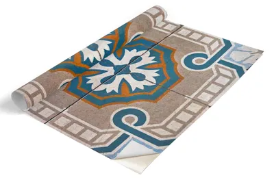 Obrázek produktu pro Fólie na nábytek Tulup – samolepicí fólie na nábytek – samolepicí fólie 65 x 130 cm – fólie na skříně – fólie na nábytek – fólie do kuchyně – voděodolná – omyvatelná – samolepicí – bez vzduchových bublin – vzhled starých dlaždic