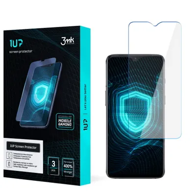 Produktbild von 3mk Display Schutzfolie 1UP für OnePlus 7 transparent Gaming (3 Stück)