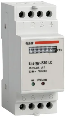 Productafbeelding van Elektromechanische Stroommeter voor Eenfasige Systemen, DIN-Rail-Installatie