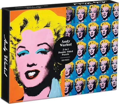 Immagine prodotto di Warhol Marilyn 500 Piece Double SidedPoliuretano– Lingua: Inglese