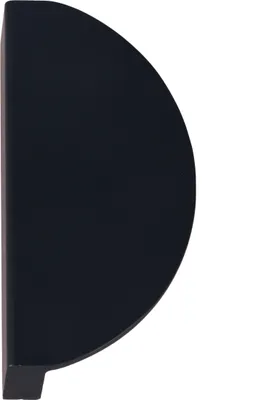 Immagine prodotto di Natural Goods Berlin maniglie per mobili rotonde HALF CIRCLE, interasse fori 64 mm, pomelli per armadi adatti a spessori di ante di 15-22 mm, maniglie per armadi da cucina, cassettiere, credenze, ecc