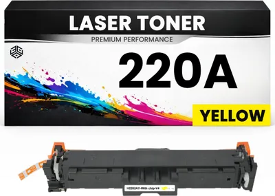 Produktbild von 2 x Toner 220A Gelb für HP kompatibel W2202A Y Premium Alternative Color LaserJet Pro 4202dn 4202dw MFP 4302dw 4302fdn 4302fdw