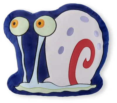 Produktbild von Spongebob Kissen Gary 43x25 cm Blau Plüsch Sofakissen Dekokissen Zierkissen