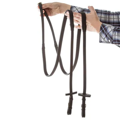 Zdjęcie produktu dla Horseware Ireland Reins Rambo Micklem Rubber Reins Black Full