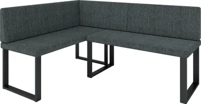 Obrázek produktu pro Rohová lavice AKIKO METAL Rohová lavice 142x196 levá - rohová skupina lavic pro vaši jídelnu, moderní kuchyni, posezení, jídelní kout. Ideální do kuchyně, kanceláře a recepce. Pevné a silné zpracování. Snadná údržba
